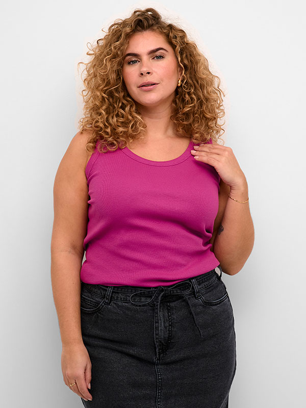 KCCARINA - Plus Size Topp fra Kaffe Curve