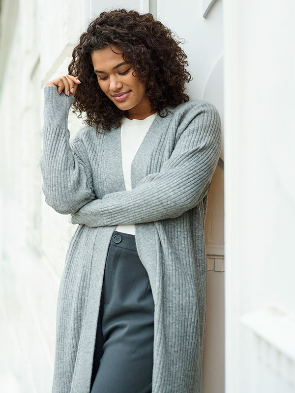 KCRINYE - Plus Size Cardigan fra Kaffe Curve