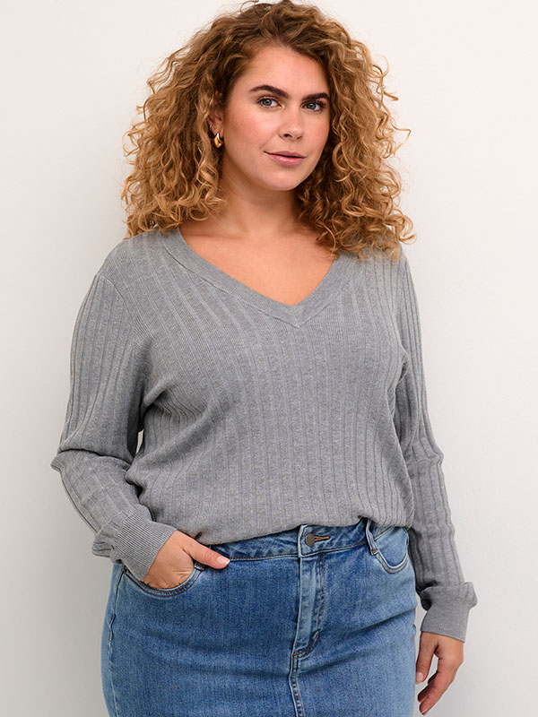 KCLONA - Plus Size Genser fra Kaffe Curve