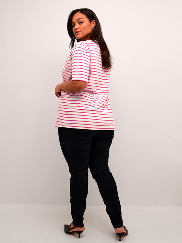 KCWINNI - Plus Size T-shirt fra Kaffe Curve