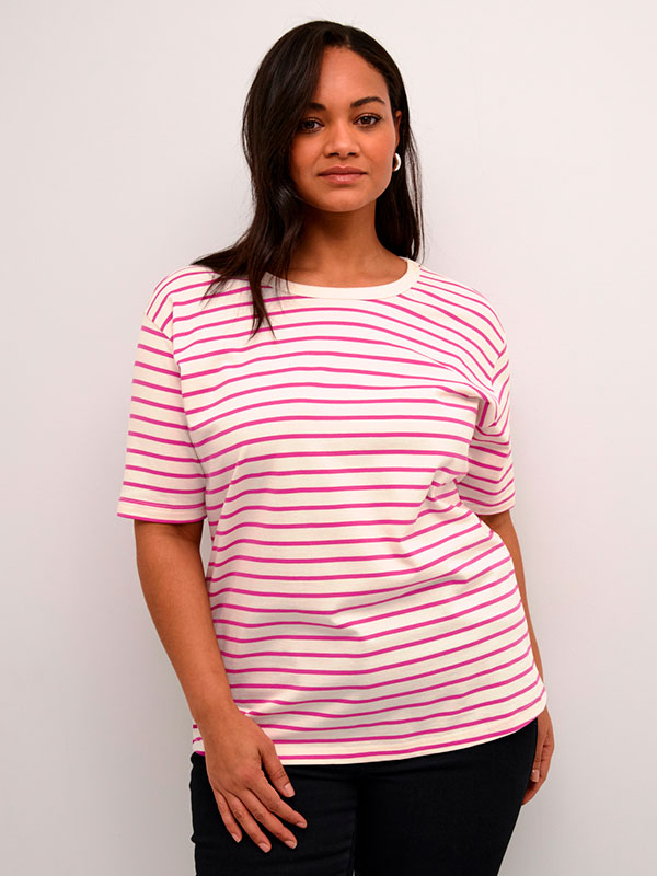 KCWINNI - Plus Size T-shirt fra Kaffe Curve