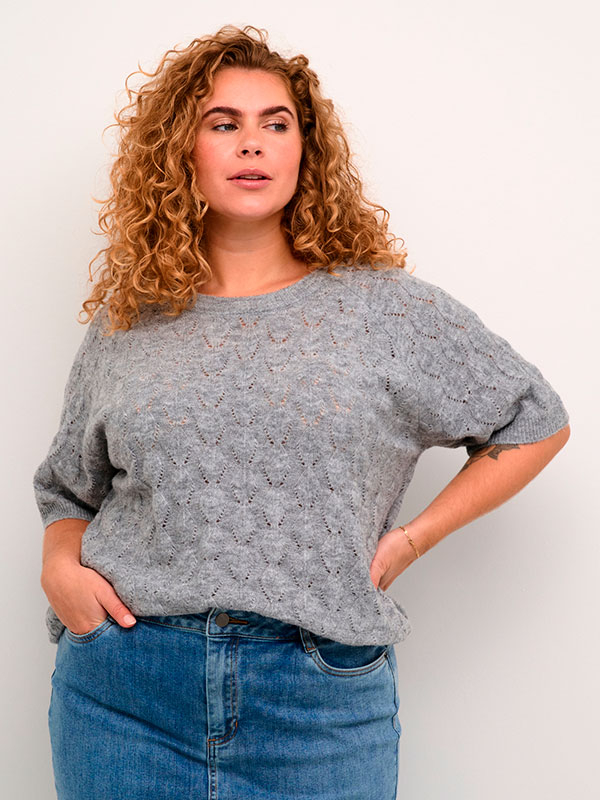 KCNALENE - Plus Size Bluse fra Kaffe Curve