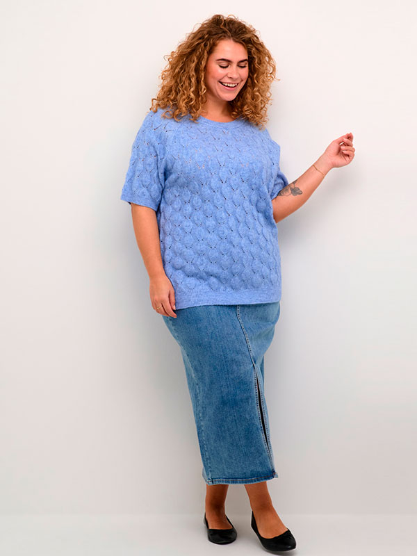 KCNALENE - Plus Size Bluse fra Kaffe Curve