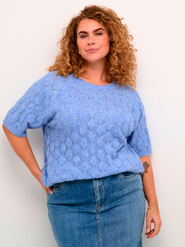 KCNALENE - Plus Size Bluse fra Kaffe Curve