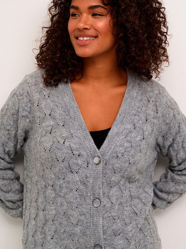 KCNALENE - Plus Size Cardigan fra Kaffe Curve