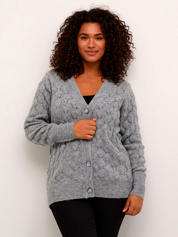 KCNALENE - Plus Size Cardigan fra Kaffe Curve