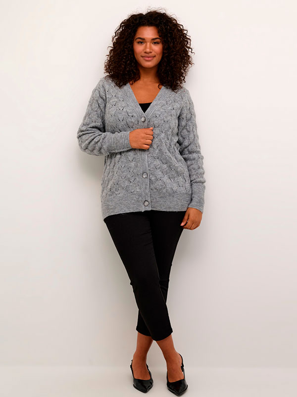 KCNALENE - Plus Size Cardigan fra Kaffe Curve