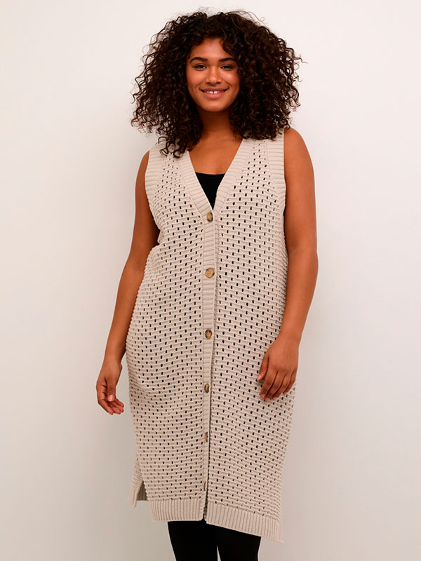 KCELIS - Plus Size Vest fra Kaffe Curve