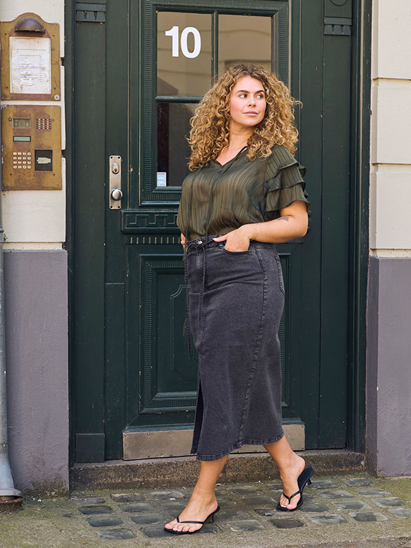 KCJOLA - Plus Size Bluse fra Kaffe Curve