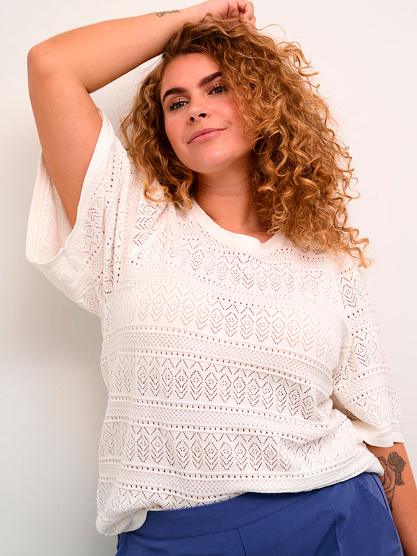 KCNALA - Plus Size Bluse fra Kaffe Curve