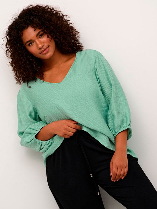 KCJANE - Plus Size Bluse fra Kaffe Curve