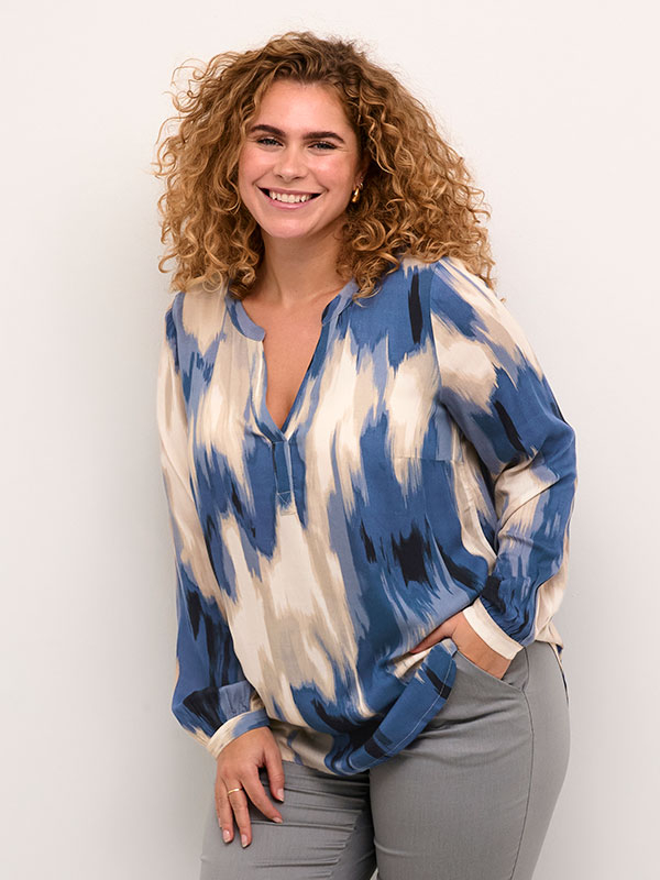 KCBELLA - Plus Size Bluse fra Kaffe Curve