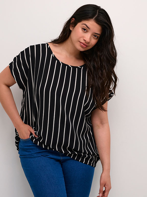 KCBELLA - Plus Size Bluse fra Kaffe Curve