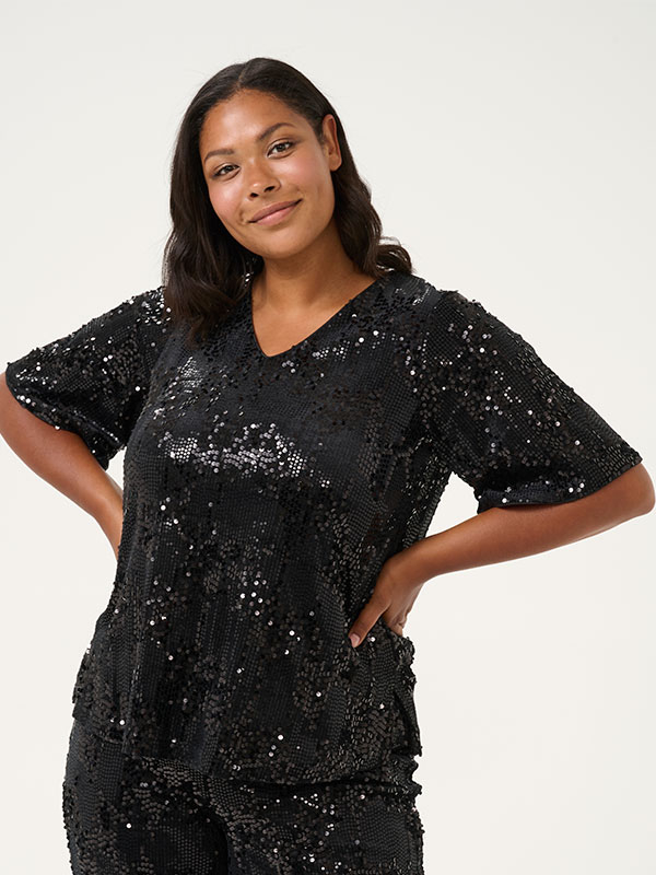 KCNICOLEEN - Plus Size Bluse fra Kaffe Curve