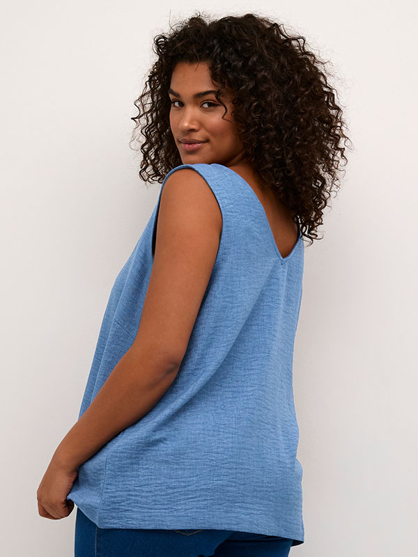 KCELISA - Plus Size Topp fra Kaffe Curve