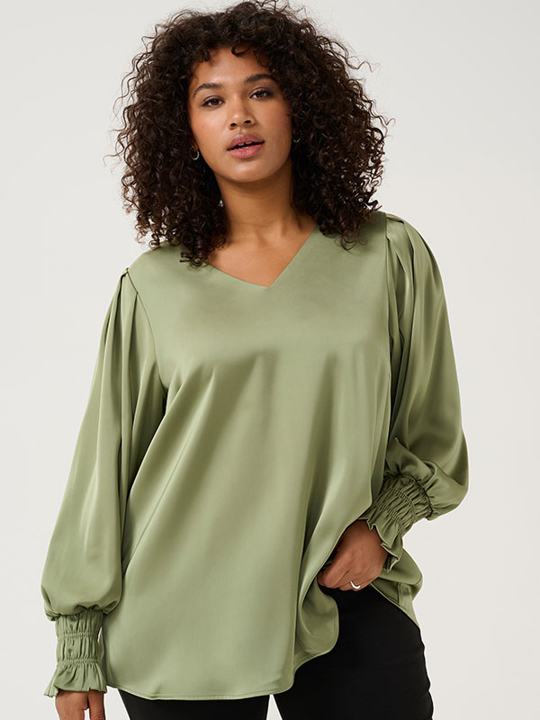 KCHILLA - Plus Size Bluse fra Kaffe Curve