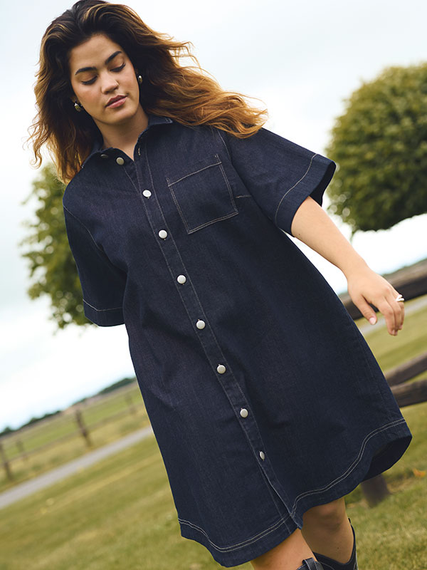 KCKHALA - Plus Size Kjole fra Kaffe Curve