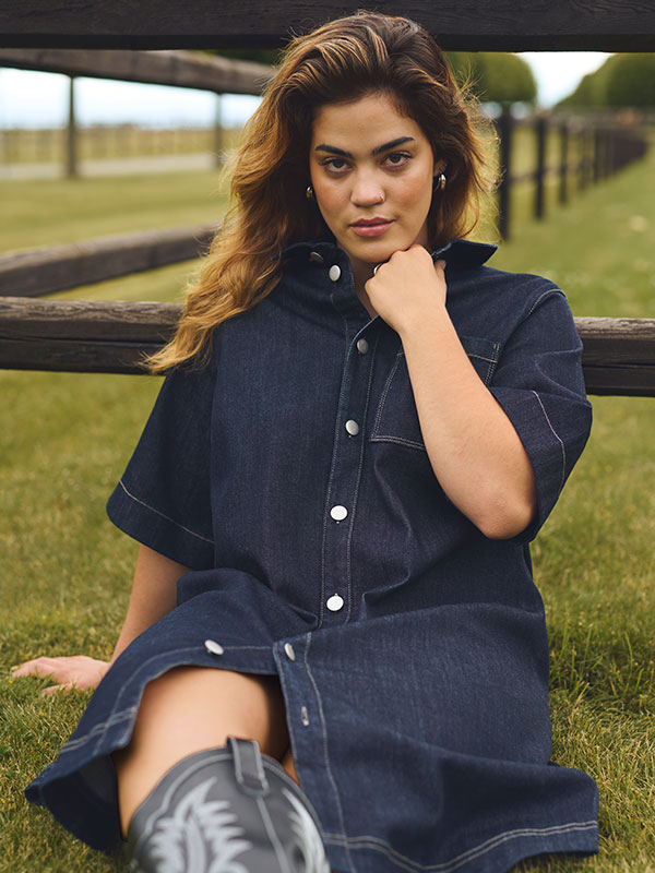 KCKHALA - Plus Size Kjole fra Kaffe Curve