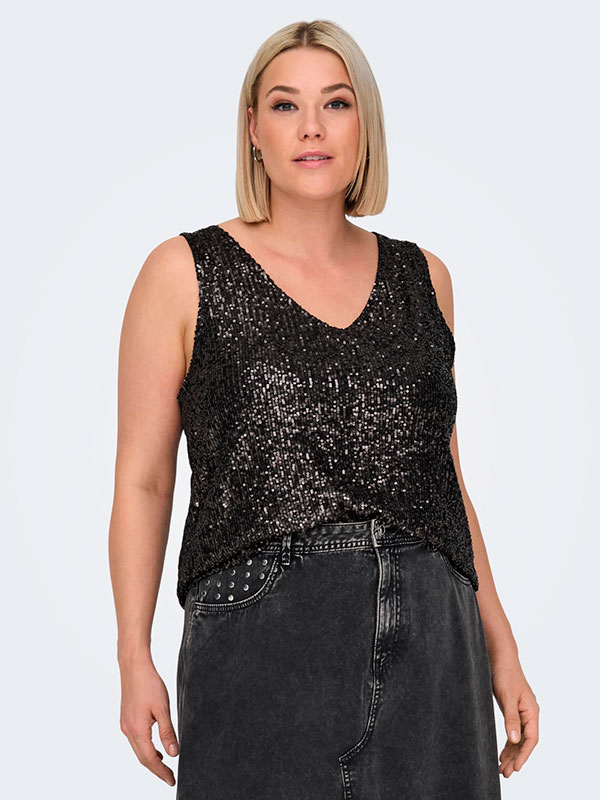 CARANA - Plus Size Topp fra Only Carmakoma