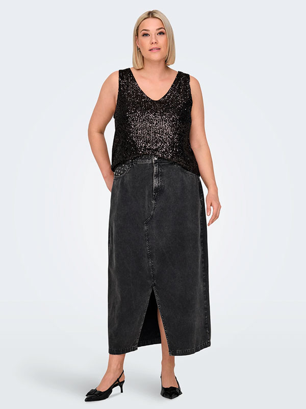 CARANA - Plus Size Topp fra Only Carmakoma