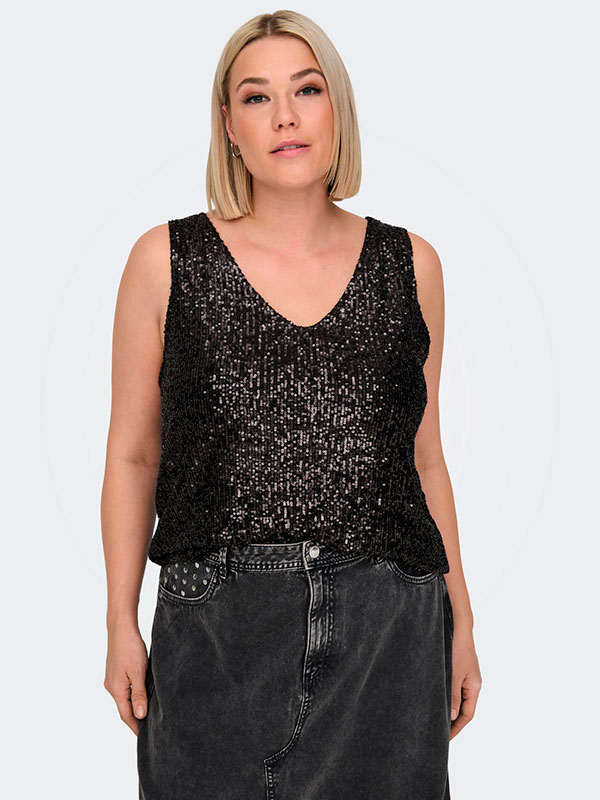 CARANA - Plus Size Topp fra Only Carmakoma