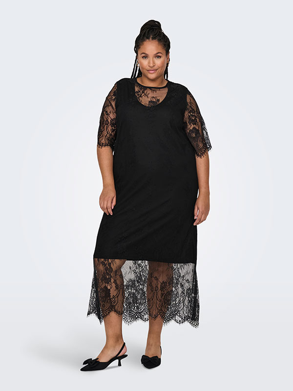 CAREVERLYN - Plus Size Kjole fra Only Carmakoma