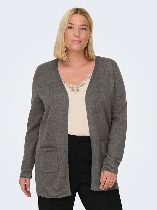 CARESLY - Plus Size Cardigan fra Only Carmakoma