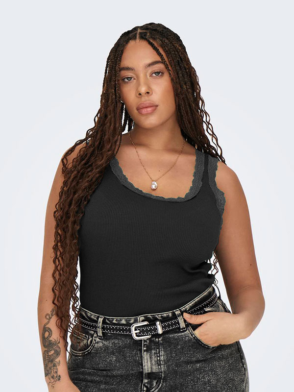 CARXENA - Plus Size Topp fra Only Carmakoma