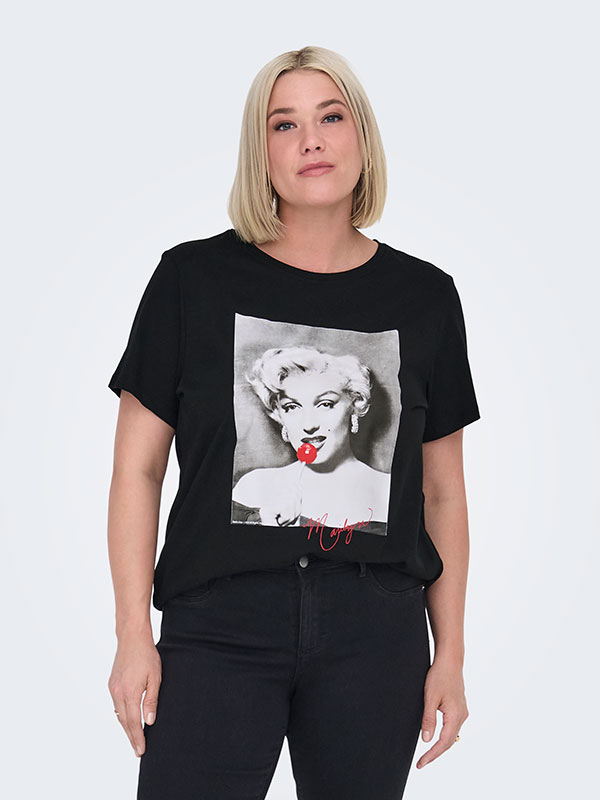 CARNEWMARILYN - Plus Size T-shirt fra Only Carmakoma