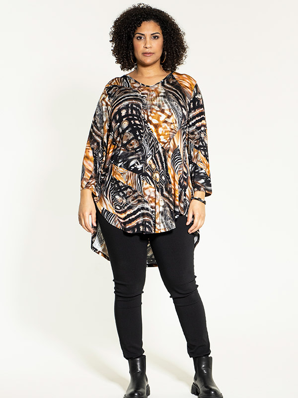 BERIT  - Plus Size Bluse fra Studio