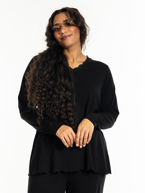 TULLE - Plus Size Night blouse fra Studio