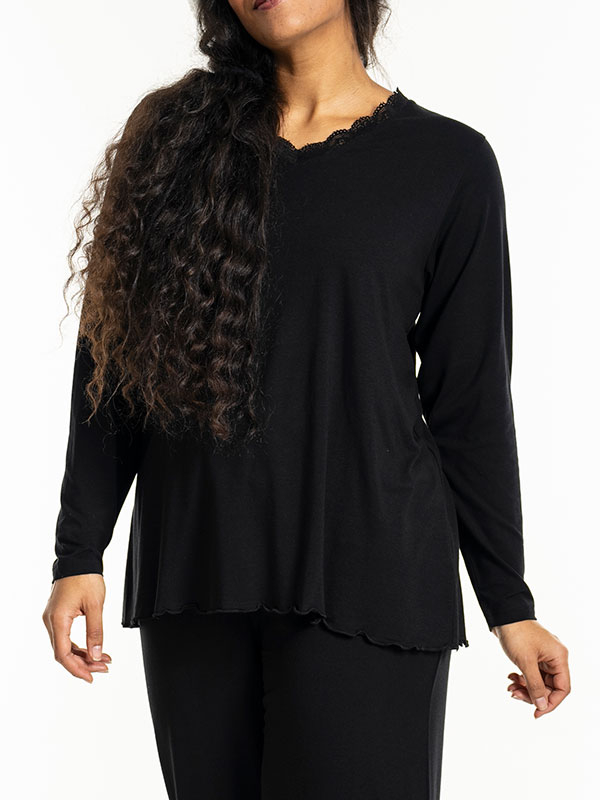 TULLE - Plus Size Night blouse fra Studio