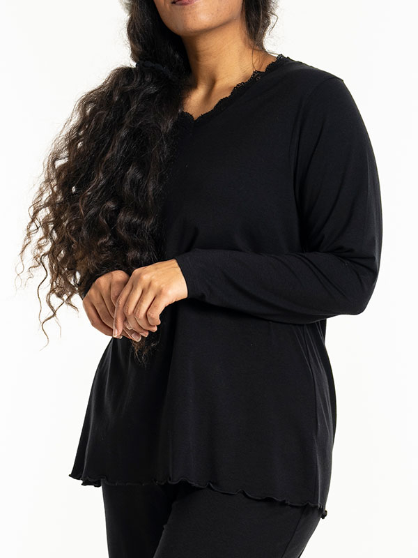 TULLE - Plus Size Night blouse fra Studio