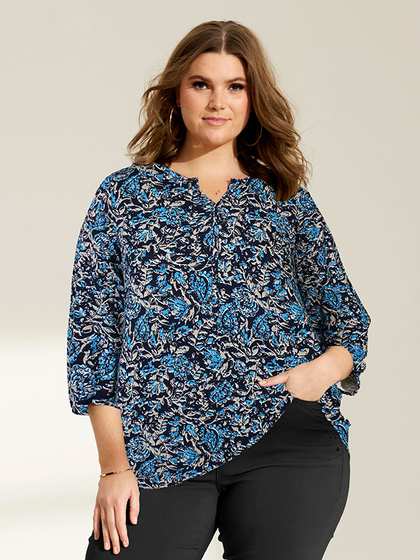 SYLVA - Plus Size Bluse fra Zhenzi