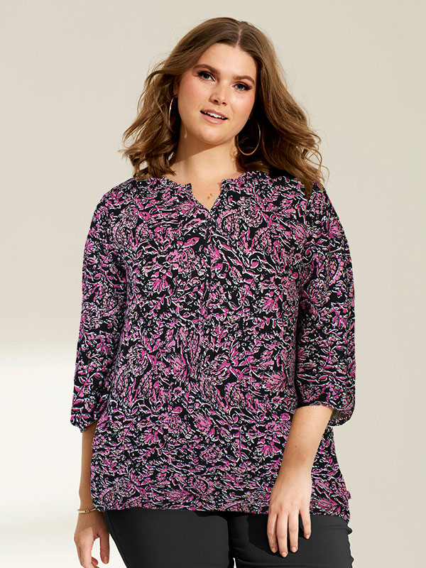 SYLVA - Plus Size Bluse fra Zhenzi